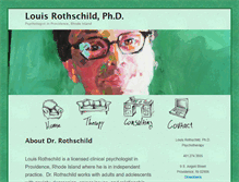 Tablet Screenshot of louisrothschildphd.com